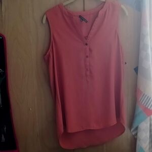 Small sized silky pink blouse